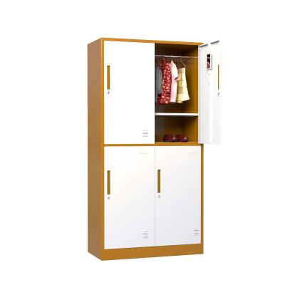 China School China Supplier 4 Door Wardrobe Locker / Metal Four Door Steel Locker Locker for sale