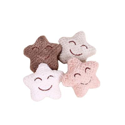 China Wholesale Viable Small Star Design Soft Wash Microfirber Hand Kitchen Towels for sale