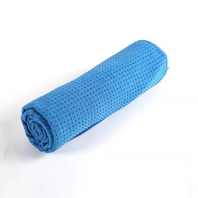 China Wholesale Non Slip High Quality Compressed Microfiber Yoga Towel Microfiber Yoga Towel Warm Non Slip for sale