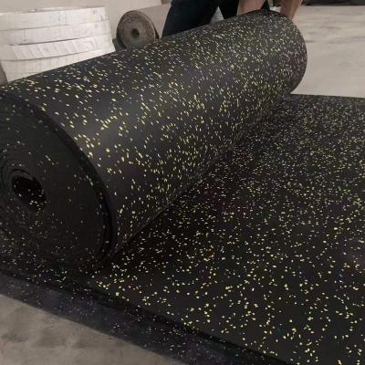 China Modern Hot Selling Custom Rubber Floor EPDM Gym Floor Waterproof High Density Rubber Roll for sale