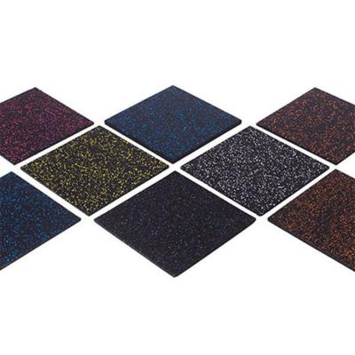 China Modern Easy To Clean And Install Gym Floor Rubber Loop Splicing Sports Mat Anti Slip Sports Mat for sale