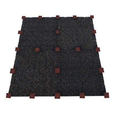 China Latest Modern High Quality Rubber Flooring Mat Rubber GYM Flooring Compound Interlocking Rubber Mat for sale