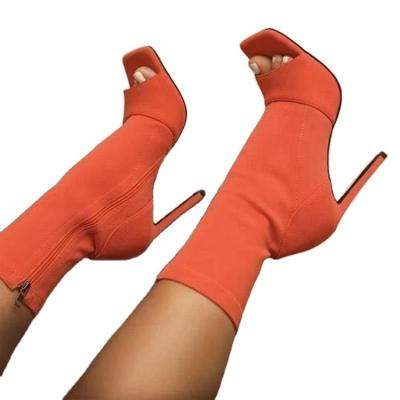 China Wholesale Women's Breathable High Heel Fish Mouth Shoes for sale