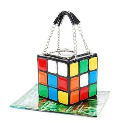 China PU Wholesale Women's Rubik's Cube Handbags for sale