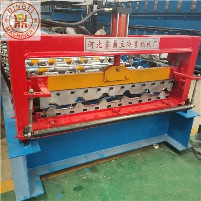 China Building Material Stores 2021 New Type Rib Type Long Span 5 Ribs And 6 Ribs Galvanized Sheet Roll Forming Machine for sale