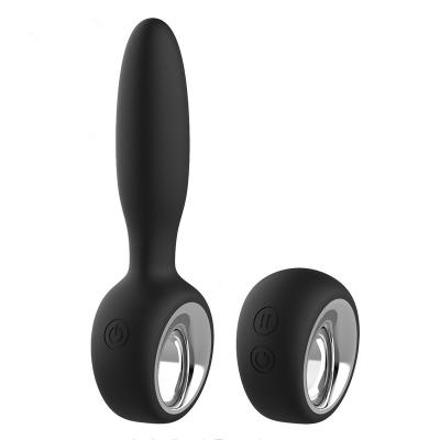 China Electric Anal Waterproof Remote Control Massager Soft Top Selling Silicone Masturbation Plug Anal Set for sale