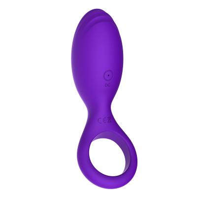 China Wholesale custom silicone vibrator rechargeable silicone ring delay vibration ring adult products with vibrator for sale