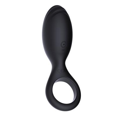 China Rechargeable Remote Men Dildo G-String Anal Vibrating Cock Ring Female Silicone Spot Vibrator Silicone Cock Penis Ring Vibrator For Couples for sale