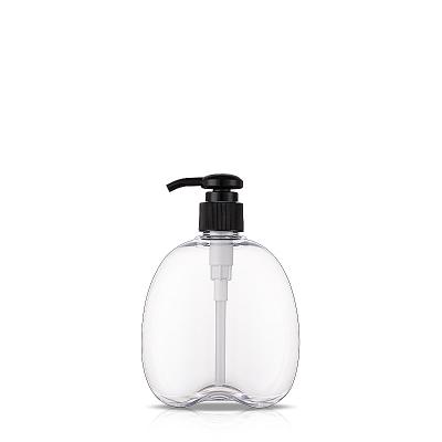 China Recycled PCR Transparent Soap Bottle 10 OZ Hand Soap Dispenser Pump Bottle for sale