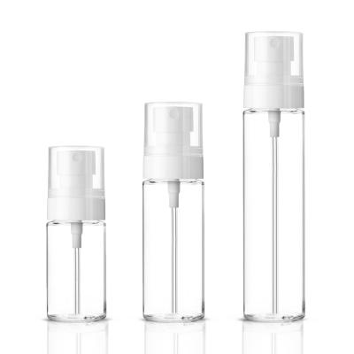 China 2 Oz Clear Plastic Spray Bottles 30ML 60ML 100ML Travel Size Bottle Set for sale