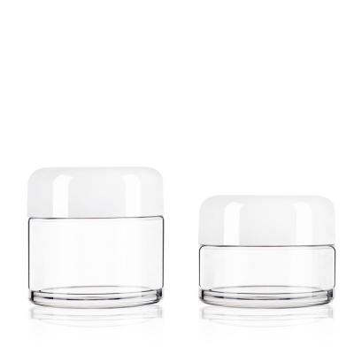 Chine Conteneur cosmétique écologique large de pot des récipients en plastique de bouche de mur épais 30ml 50ml à vendre