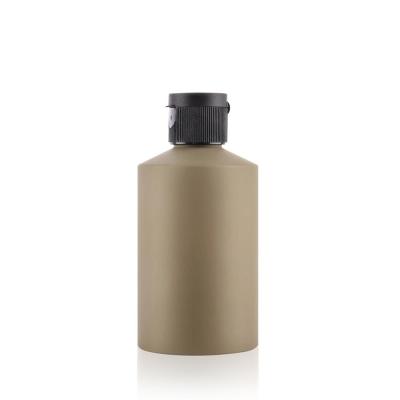 China Brown Plastic Cosmetic Bottles Sustainable 100ML Cosmetic PET Bottle for sale