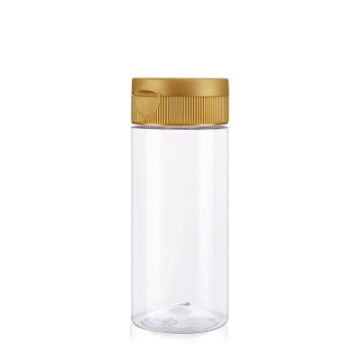 China 200 ml PET voedselkwaliteit lege honingpotten Flessen Plastic honing dispenser met deksels Te koop