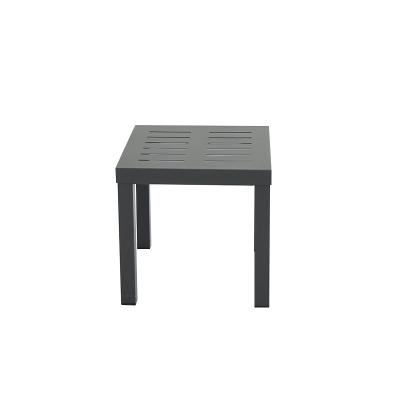 China All-aluminum Outdoor Classic Coffee Table Home Decorative Coffee Table Set Design Alu Side Table for sale