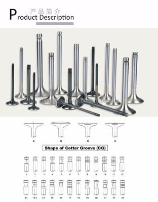 China Car engine intake and exhaust valve, OPEL CORSA engine valve 1600 C16NE 90234412 for sale