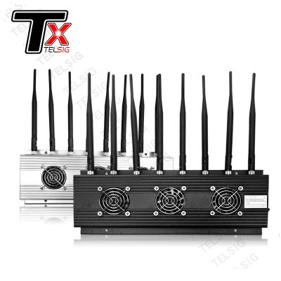 Chine Brouilleur cellulaire durable de signal de WIFI pour la RADIO de 8 bandes/EXTÉRIEUR/VHF/fréquence ultra-haute à vendre