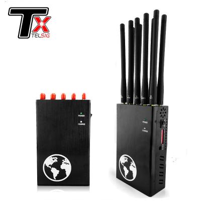 China Tragbarer Antenne GPSs 2g 3g 4g 5g des Signal-Störsender-10 Signal-Blocker zu verkaufen