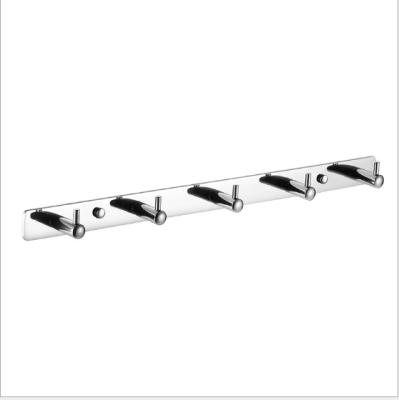 China Viable Wholesale Hook 304 Stainless Nailless Kitchen Bathroom Desk Coat Hook Thickened Solid Tier Hook for sale