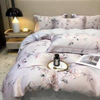 China New SROU 2022 Spring Four-Piece Set Anti-Static And 40 Summer Series 100% Lyocell Bedding for sale