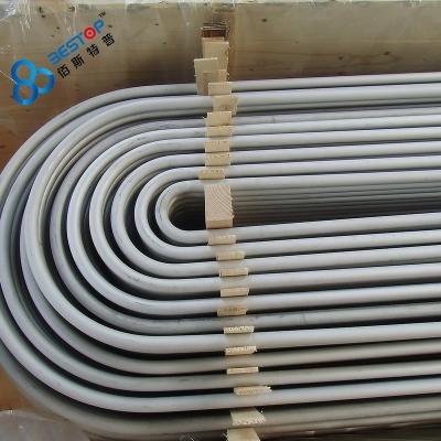 China Small liquid diameter 1.4404/1.4306, 300 series stainless steel U bend heat exchanger pipe tube for petroleum industry for sale