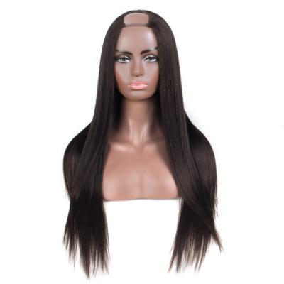 China 150% Density Wholesale Virgin U Part Hair Cheap Unprocessed Raw Hair Wigs for sale