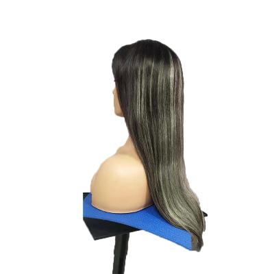 China YICI 150% Density Custom 613 Cuticle Aligned Human Hair Lace Wigs 613 4X4 Lace Closure Wig Transparent Hair Wig for sale