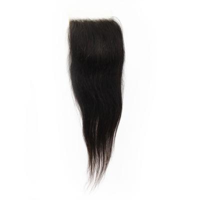 China Wholesale Silky Straight Wave 10A Grade Human Hair Remy Wig Raw Indian Hair 5X5 Lace Up Closure Hair Extension for sale