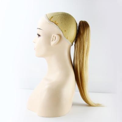 China Multiple Hair Color Optional 100% Blonde Brazilian Hair Drawstring Ponytail Hair for sale