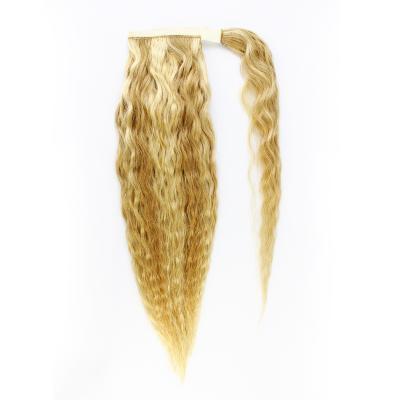 China Long Hair Ponytail Drawstring 24Inch Wavy 100% Brazilian Hair Ponytail Drawstring for sale