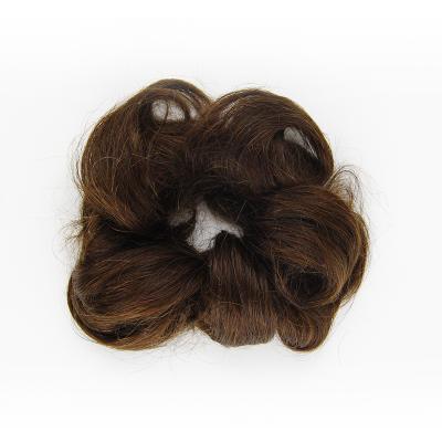 China Wholesale Cheap 100% Remy Brazilian Human Hair Chignon Curly Chignon Virgin Hair Chignon for sale