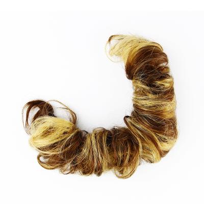 China High Quality 100% Virgin Hair Chignon Hair Bun Hair Pieces Bun Hair Bun Cuticle Aligned Wholesale Curly Chignon for sale