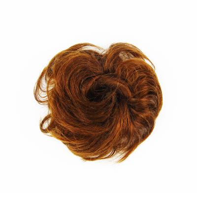 China 100% Cuticle Aligned Virgin Hair Bun Hair Pieces Brazilian Hair Chignon Cheap Curly Chignon Wholesale for sale