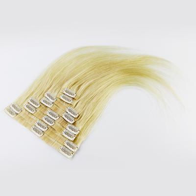 China Wholesale Silky Straight Wave Cuticle Aligned Brazilian Virgin Hair Clip In Extension Hair Extension for sale