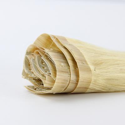 China Wholesale Silky Straight Virgin Hair Extensions 100% Blonde 613 Unprocessed Hair Clip In Hair Extension for sale