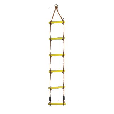 China Ninja Warrior Obstacle Accessories Kids Race Hanging Ladder Climbing Rope Ladder For Kids for sale