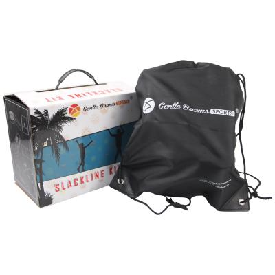 China Outdoor Fitness Slackline Kit With Training Line And Tree Protectors for sale