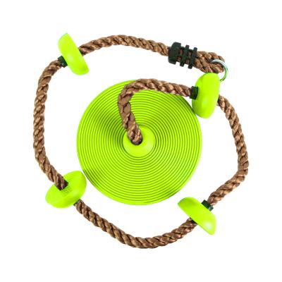 China 2021 New Arrival Eco-friendly Tree Swing Kids Swing Climbing Rope For Kids With Disc Platforms And Swing Seat for sale