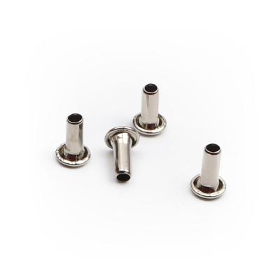 China For Folder Clip Stationery Metal Rivets 12mm Long Hollow Rivet for sale