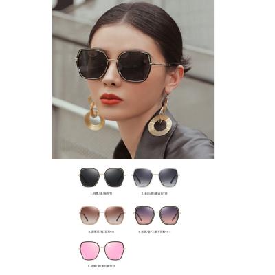 China Fashion Sunglasses No MOQ 2021 Women's Stock Designer Trendy Fashion Sun Glasses Sun Glasses for sale