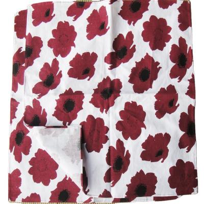 China Custom 100% Cotton Printing Handkerchief Cotton Handkerchief for sale