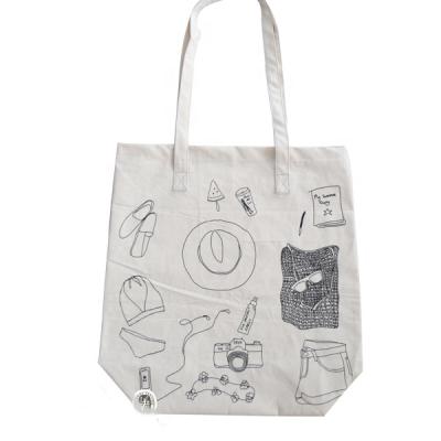 China Directly Recycle Reusable Cotton Tote Bag Cotton Shopping Bag Low Price Printed Organic Tote Bag for sale