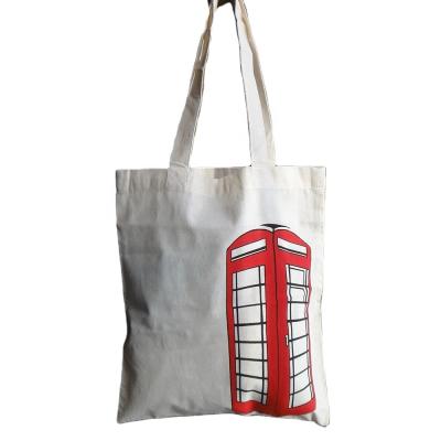 China Hot Sale Eco-Friendly Cotton Shopping Eco-Friendly Canvas Tote Bag With Custom Printed Logo for sale