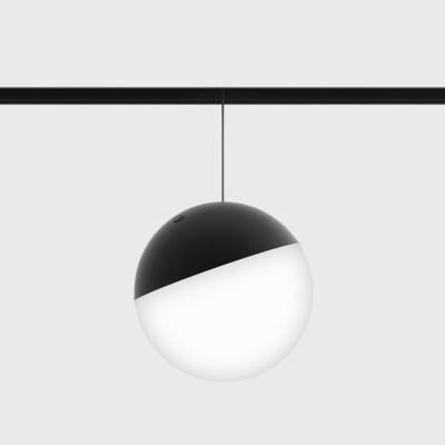 China Modern 48v Magnetic Track Light 6W Led Ball Track Light Pendant Magnets For Gallery TRACK Lights 100*1000mm Black/White Aluminum for sale