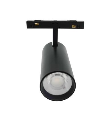 China Modern new product 48v led magnet track lighting track system surface mounted magnetic led spotlight track light for sale