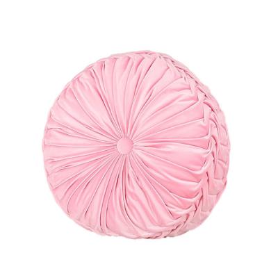 China Anti-Static Luxury Lightweight Luxury Soft Quilting Pure Cotton Printing Round Pillow Cushion for sale