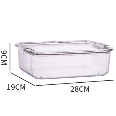 China Sustainable Plastic Container Refrigerator Stationery Organizer Desk Drawer Storage Boxes for sale