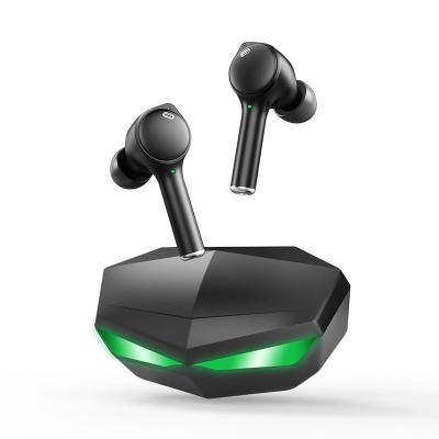 China 2021 Waterproof Green Eye LED TWS Hot Shaped Gaming Earphone Waterproof Protect for sale