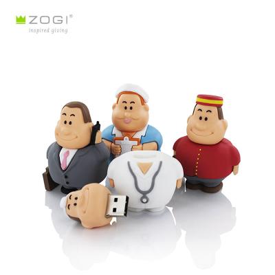 China 2021 Hot Selling 2D 3D Products OEM Custom PVC Silicone Plastic Cartoon for USB FLASH DRIVE Memory for sale