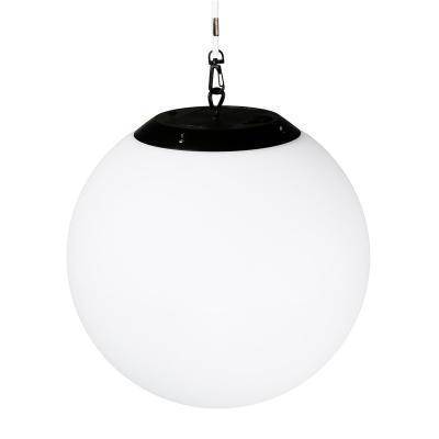 China Outdoor Light Fast Lead Time Garden Running Radio LED Plastic Indoor Led Ball Hanging Pendant Light Lamp for sale