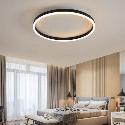 China Custom Modern Indoor Modern Black Chandelier Lighting Decor Round Metal Ceiling Lamp Pendant Chandelier for sale